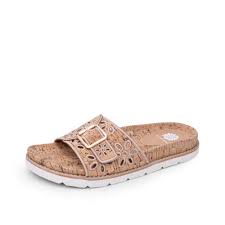 YELLOWBOX - Haisley Cork Print Sandals