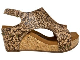 VERY G Nude Liberty Tooled Sandal